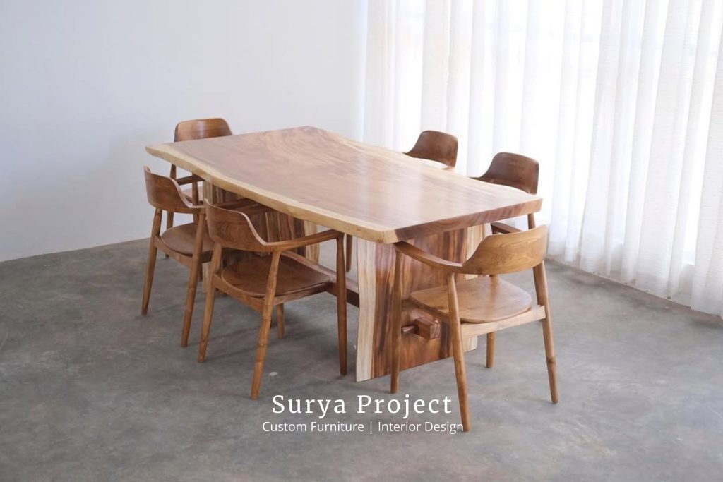 teak dining table set manufacturer Indonesia for European buyers