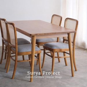 Wholesale rattan dining furniture supplier Indonesia
